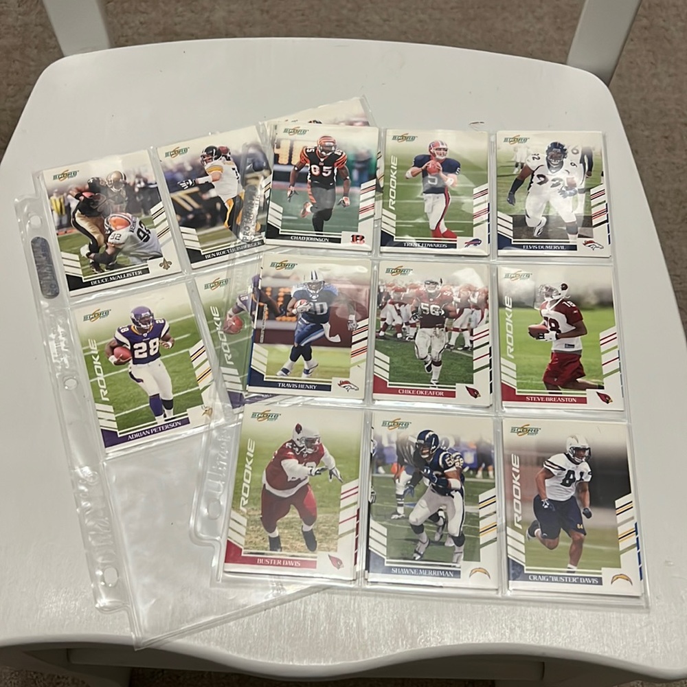 2007 Score NFL Cards